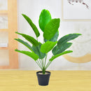 80cm Tropical Plants Large Artificial Banana Tree Fake Plastic Palm Tree Leaves For Home Garden Wedding Decor