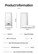 ROJECO Smart Nourish | 4L Intelligent App-Controlled Pet Feeder