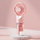 Handheld Spray Fan，Mini Air Conditioner USB Rechargeable Portable Humidifier Mist Cooler Cooling Spray Humidifier Fan for Office