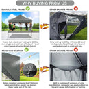 The Pavilion | 10×10 Commercial-Grade Instant Pop-Up Canopy with Sidewalls