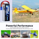 Zeee 4S Lipo Battery 14.8V 60C 3700mAh Softcase with EC5 Plug for RC Cars Boat FPV Drone Battery UAV Airplane Helicopter Parts