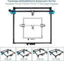 Laser Engraver Expansion kit DIY Desktop Laser Engraving Aluminum Profile Frame 400/600mm Upgrade Kit For TTS-55 Pro TTS-10 Pro