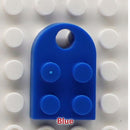 50pcs DIY Building Blocks 3176 Brick Heart Necklace/Key Ring Toys 2x 3 Heart-shaped Multicolor Educational Toy Gift for Children