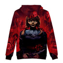 Annabelle 3D Print Hoodies Men Sweatshirt Harajuku Hoody Tracksuits 3D Print Horror Movie Annabelle Hoodie Streetwear Clothes