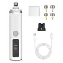 Electric Pet Nail Grinder With LED Light Cat Dogs Nail Clippers USB Rechargeable Paws Nail Cutter Pet Grooming Trimmer Supplies