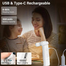 阅读灯，USB充电阅读灯，适用于夜间床上阅读，LED夹式便携书签灯，适用于床上阅读