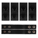 4pcs Adjustable Thickened Tactical Belt Buckle Police Military Accessories Double Snap Buckle Nylon Tactical Belt Loop Retainer