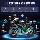 ANCEL MT700 OBD2 Motorcycle Scanner Full System Diagnostic Tool  Oil Reset ABS Bleeding ECU Coding Active Test for Motorcycle