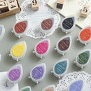 DIY Creative Water Drop Inkpad Inkpads Scrapbooking Oil Rubber Stamps Ink Pad Shape Kwaii Wedding Book Decoration