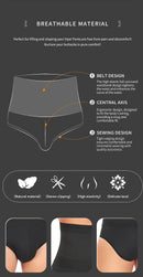 Shaper Shapewear Control Pants for Men Fitness Waist Trainer Corset Body Shaper Padded Panties Slimmer Thigh Breathable Slimmer