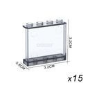 MARUMINE MOC Build Block Part Window Glass House Transparent Wall Panel 87552 87544 60581 87543 59349 Creative Brick Accessories