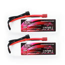 2个CNHL 3S 11.1V锂电池2200mAh 30C 70C带XT60插头，适用于遥控飞机直升机四轴飞行器FPV无人机赛车爱好