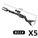MOC Medieval Accessories Building Blocks Military Soldiers Shoulders Armor Blaster Helmets Weapons War Bricks Children Toys B038