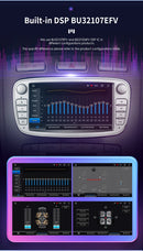 福特福克斯2 Mondeo S MAX C Mondeo Galaxy Transit Connect 2010 Kuga 安卓车载收音播放器车载立体声多媒体音频GPS