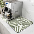 The Barista Base | Water-Absorbent Coffee Machine Mat & Dish Drying Pad