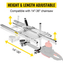 SucceBuy Chainsaw Mill Planking Milling 24 36 48 In Guide Bar Wood Lumber Cutting Portable Sawmill Aluminum Steel Chain Saw Mill