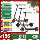 ATSANT Adult Electric Scooter 31/35km/h 500W/1000W 35KM/50KM Long Range 8.5/10Inch Tyre 10.5/14.5Ah Large Battery Kick Scooter