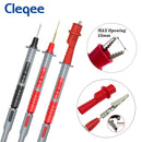 Cleqee P1308B 18件套测试线套件 4毫米香蕉插头转测试钩电缆 可替换万用表表笔测试线探头 鳄鱼夹
