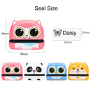 Customized Name Stamp Paints Personal Student Child Baby Name Seal Waterproof Non-fading Cartoon Toys