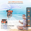 The Bivouac Breeze | 20000mAh Rechargeable Portable Camping Fan with LED Lantern