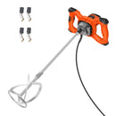 Handheld Paint Concrete Mixer Machine Paddle Mixer Adjustable 6 Speed Stirrer Electric Mix Stirring Tool M14 Mixing Rod 2600W