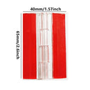 10个/5个/套 25X33毫米/30X34毫米/45X38毫米 透明塑料折叠铰链 耐用透明亚克力铰链工具