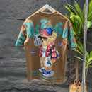 Male Tees Shirts Black Hip Hop Tops Rock Men's T-shirt Anime Print Katoen Aesthetic Clothing Chic Hot Wholesale New in Summer Xl