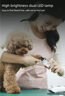 Electric Pet Nail Grinder With LED Light Cat Dogs Nail Clippers USB Rechargeable Paws Nail Cutter Pet Grooming Trimmer Supplies