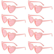 8pcs/6pcs Bachelorette Hen Party Sunglasses Black Heart Shaped Glasses Bride To Be Bridesmaid Gifts Wedding Bridal Shower Decor