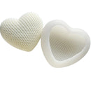 Woven Love Silicone Molds DIY Handmade Heart Cake Chocolate Baking Molds Heart-shaped Candle Soap Plaster Valentine's Day Decor