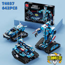New 700+pcs 3in1 Technical High-tech Programming Robot Diy Tank APP RC Building Blocks Bricks Sets toys Kid Moc Set Best Gifts
