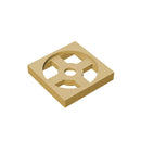 Gobricks GDS-949 Turntable 2 x 2 Plate, Base compatible with 3680  DIY Educational Building Blocks Technical