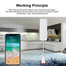 涂鸦WiFi智能水浸传感器溢水探测器安防声光报警系统水灾漏水传感器远程监控