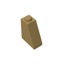 Gobricks 10PCS Bricks Assembles Particles 60481 2x1x265 Degree Slope Bricks Building Blocks Replaceable Parts For Children Gifts