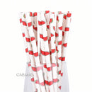 25pcs Foil Gold Silver Disposable Drinking Paper Straws Rainbow for Birthday Wedding Christmas Party Event Supplies