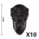 Medieval MOC Weapon Figure Accessories Building Blocks Soldiers Sword Shield Bow Arrow Trident Hammer Axe Spear Brick Kid Toy