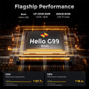 Fossibot F102 Rugged Smartphone Helio G99 Android Cell Phone 20GB+256GB 16500mAh Camping Light IP68 Waterproof Mobile Phone NFC