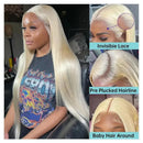 The Blonde Standard | 613 Bone Straight Human Hair Wig with Invisible HD Lace