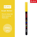 Jupai 1PCS Acrylic Marker Pens Plumones 24Color Painting Stationery Ceramic Glass Fabric Graffiti Waterproof Water-based