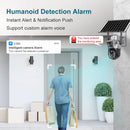 LS VISION Dual Screen 8MP WiFi Solar Camera Dual Lens Battery WiFi PTZ Cam Human Auto Tracking Motion Detection Security Cameras