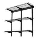 The Vertical Arsenal | Heavy-Duty 3-Tier Wall-Mounted Steel Garage Shelving