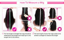 Natural Black 13x4 HD Transparent Lace Front Wig Brazilian Human Hair Wigs Pre-Plucked Body Wave 180% Density Lace Frontal Wig
