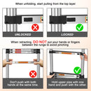 The Skyline Reach | Stainless Steel Telescopic Ladder, 150 kg Rated