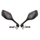 Black Motorcycle Rearview Mirror Side Rear View Mirror With Turn Signal Light For Honda Cbr1000rr 2008 Cbr 1000 rr 1000rr 08-12