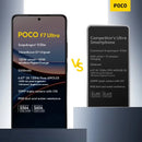 POCO F7 Ultra 全球版智能手机 骁龙8 Elite 50MP 摄像头 6.67英寸 120Hz 显示屏 NFC