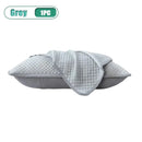 1-4PCS 48x74cm Ice Bean Pillowcase Summer Cooling Solid Color Cool Touch Fabric Washable for Air Conditioning Room