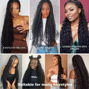 Deep Wave Bulk Human Hair Braiding Blonde Brown Curly Brazilian Hair for Human Hair Extensions for Micro Braiding No Weft