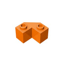 Gobricks 10PCS Building Blocks 2x2 Brick 45 degrees compatible with 87620 Ｃhildren's  toys Assembles Small Particle Parts Brick