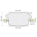 Windshield Cover for Ice and Snow, for Snow, Ice, UV,  Mirror Protector, Windproof Sunshade Cover for Cars, common to most cars