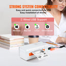 SucceBuy 203dpi Desktop Thermal Label Printer USB Label Maker Sticker Shipping Barcode Printer Compatible W/ Windows/Mac OS